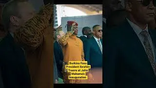 Thumbnail: Burkina Faso President Ibrahim Traore at John Mahama's Inauguration #ibrahimtraore #johnmahama