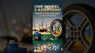 Thumbnail: LEGO Wheel for Arduino Robots | SG90, TT & N20 Compatible #Shorts