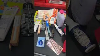 Thumbnail: What to pack in your school emergency kit #target #asmr #backtoschool #asmrshorts #schoolkit #girlie
