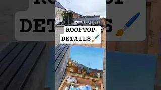 Thumbnail: Painting tiny rooftop details in oil 🖌️#satisfyingart