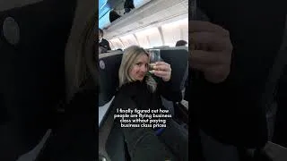 Thumbnail: If you want to fly business class, you need to know this one tip #shorts #traveltips #travelshorts