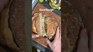 Thumbnail: Sourdough bread reveal. It sat in the fridge 2 days #sourdough