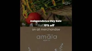 Thumbnail: Amala Earth Independence Day Sale