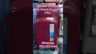 Thumbnail: Breaking Grand Discount Offer On Delsey Unbreakable Branded Suitcase Discount With Manan Tareen RWP