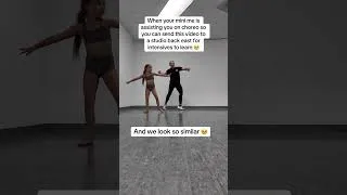 Thumbnail: Me and my mini me assistant / mini age lyrical combo… #danceclass #minidancer #lyricaldance