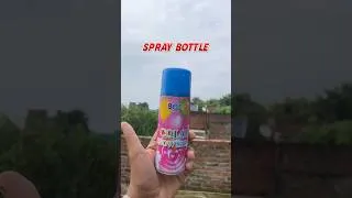 Thumbnail: Spray Bottle cut in size view #amandare3 #experimnent #canspray ￼