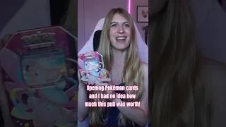 Thumbnail: I collect cute Pokémon cards so I had no clue how much this pull was worth! #pokemon #pokemoncards