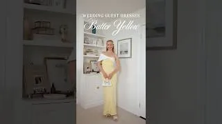Thumbnail: Butter Yellow Wedding Guest Dresses 💛 #weddinggueststyle #weddingguestoutfit #summerfashion