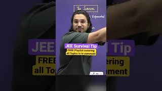 Thumbnail: JEE Survival Tip - Free Playlist
