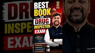 Thumbnail: Best Book for Drugs Inspector Exam 2026 || UPSC Drug Inspector Best Book 🔥 2026