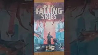 Thumbnail: Under Falling Skies board game promo CGE Czech Games Edition AmassGames jigsaw puzzle unboxing #fun