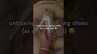 Thumbnail: unboxing my wedding shoes as a single girl