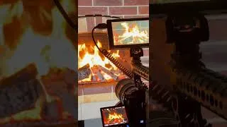 Thumbnail: How I Film Fireplace #christmasfireplace #relaxingfire #firesounds #fireplace