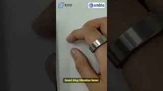 Thumbnail: Ambiq and Bravechip Demo Vibration and Haptic Feedback Capabilities for Smart Rings