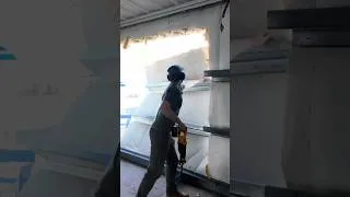 Thumbnail: Cutting holes in our Navy Barge