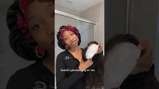 Thumbnail: Glueless wig install #shorts #hdlacewigs #wiginstall #ameerahtomi