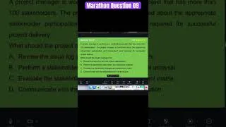Thumbnail: PMP Marathon Question 09