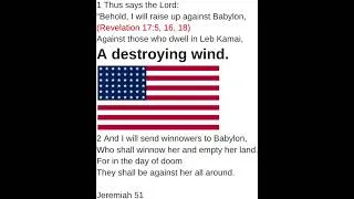 Thumbnail: A destroying wind on the USA | Babylon the Great | Jeremiah 51:1-2 (Edmonds 2016-present)