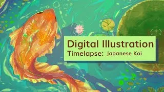 Thumbnail: How to Paint Japanese Koi Fish| Photoshop Painting Timelapse