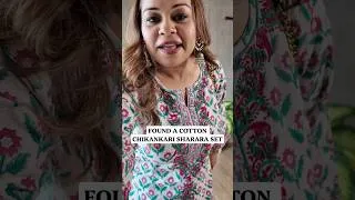 Thumbnail: You won't believe how beautiful this cotton Sharara looks 🤍 #fashion #shorts