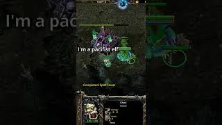 Thumbnail: The Pacifist Elf #Warcraft3 #Funny #Gaming