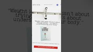 Thumbnail: Weight Loss After 40 Isn’t About Trying Harder  #weightlossafter40 #sustainableweightloss