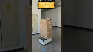 Thumbnail: AMR robot in action  #amr #amrrobot #robot #automation #factoryautomation #warehouseautomation