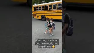 Thumbnail: First day of kindergarten and he brings home a pretty girl 👧❤️ #shorts