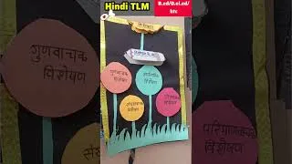 Thumbnail: Hindi TLM #btc #tlm #bed #deled #primaryschool #middleschool #viral #shorts #ytshorts