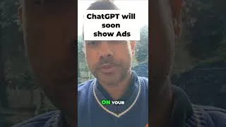 Thumbnail: ChatGPT to show Advertisements #chatgpt #AI #tech