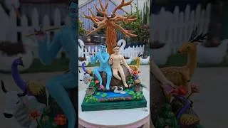 Thumbnail: 🦚 Radha krishna idol colouring process (part-2) #radhakrishna #trending #janmashtamispecial