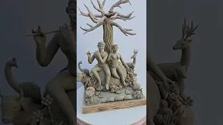 Thumbnail: 🦚मिट्टी से राधा कृष्णा की सुंदर सी मूर्ति बनाना सीखें #claymodeling #trending #radhakrishna