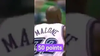 Thumbnail: Karl Malone puts 50 points againt Sonics in 2000 Playoffs 😤😤💪🔥 #nba #basketball #sports #2000 #jazz