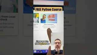 Thumbnail: Free Python for Data Engineers course! Get it now!