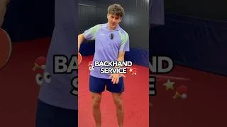 Thumbnail: #backhandservice #tabletennisforbeginners #pingpong #shortsfeed