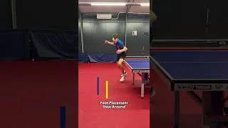 Thumbnail: Service- Attack Footplacement 🔥🏓 #tabletennisforbeginners #tabletennis #pingpong #servicecombo