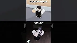 Thumbnail: Jujutsu Shenanigans Vs Forsaken Emote Comparison #jjs #forsaken #shorts
