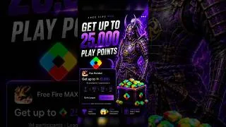 Thumbnail: 25,000+ Play Points For Free ! 🔥#freefire #shorts #playpoints #redeemcode