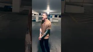 Thumbnail: screaming in a parking garage #vocals #screaming #singing