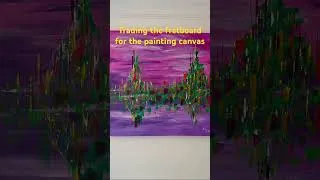 Thumbnail: Trading the fretboard for the painting canvas. #guitar #art