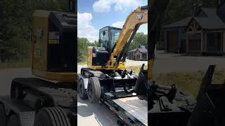 Thumbnail: Some new site work equipment. Cat 305 and tilt trailer.
