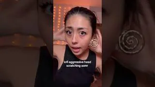 Thumbnail: ASMR lofi fast aggressive head scratching #asmr