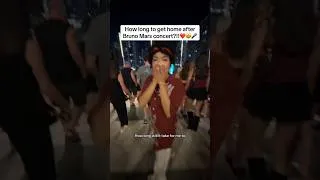 Thumbnail: HOW LONG TO GET HOME FROM WEMBLEY?? ❤️ 😍 #brunomars #wembley #concert #london #travelvlog #crowd