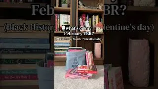 Thumbnail: february tbr in 51 seconds 🤭 #booktube #booktok #monthlytbr #februarytbr #bookish