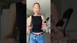 Thumbnail: i love a simple chic outfit that anyone can recreate!!! pair a black tank + black belt and jeans❤️