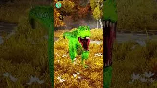 Thumbnail: T - Rex Dinosaur  VS Giant Wolf Fight @Animal Epic Battle Compilation