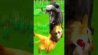 Thumbnail: Strong Buffalos Vs Lion Eternal Battle #animals #lion #buffalo #viral