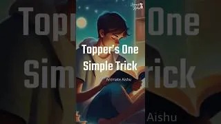 Thumbnail: One Study Tip That Toppers Never Miss 🔥 Study Hacks #StudentLife #FocusTips