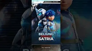 Thumbnail: Siapakah Yang Akan Menang? - Boboiboy Beliung VS Ejen Ali Satria Mode #boboiboy #shorts