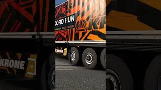 Thumbnail: Krone Trailer Dynamics eTrailer Wheel Spin  #eurotrucksimulator2